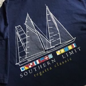 🚩 Navy Nautical Flags Short Sleeve Sailing Tee 🚩